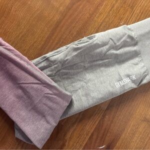 Gymshark  Gray and Pink Bottoms